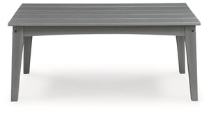 Cove Beach - Rectangular Cocktail Table - Gray
