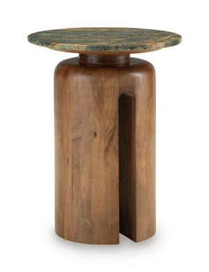 Caplow - Accent Table - Brown / Green