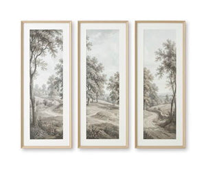 Dixonburg - Wall Art Set (Set of 3) - Taupe / Gray