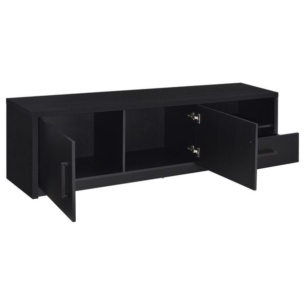 Murray - 70" 2-Door TV Stand Media Console - Black