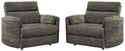 Radius Xl - Extra Wide Power Glider Recliner (Set of 2)