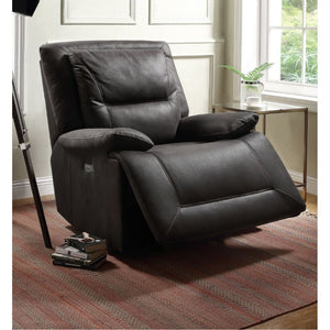 Neely - Power Motion Glider Recliner - Charcoal Fabric
