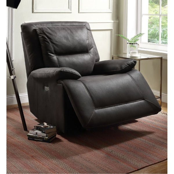 Neely - Power Motion Glider Recliner - Charcoal Fabric