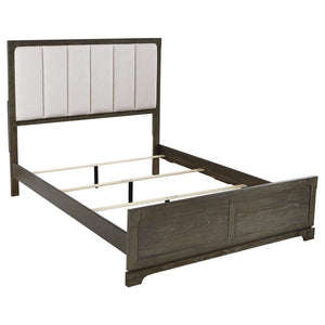 Gran Park - Panel Bed Dark Brown