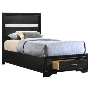 Miranda - Wood Storage Panel Bed