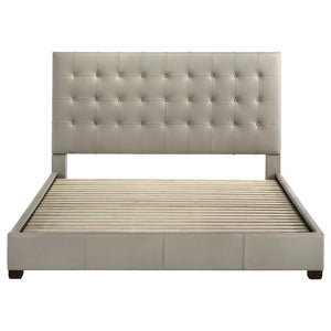 Medley - Genuine Leather Platform Bed