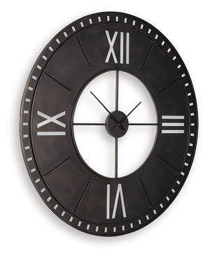 Lytle - Wall Clock - Antique Brown