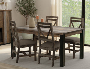 Loft - Table - Two Tone Gray / Brown
