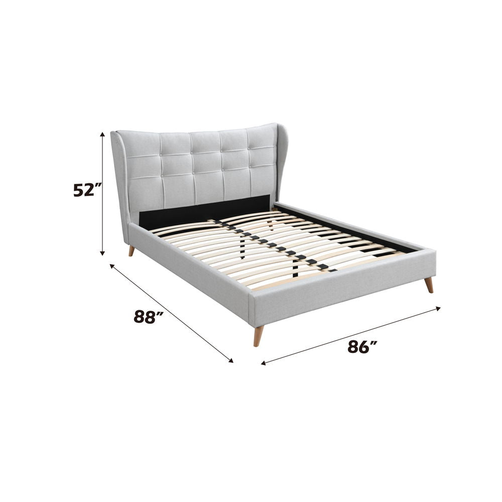 Duran - Bed Light Gray
