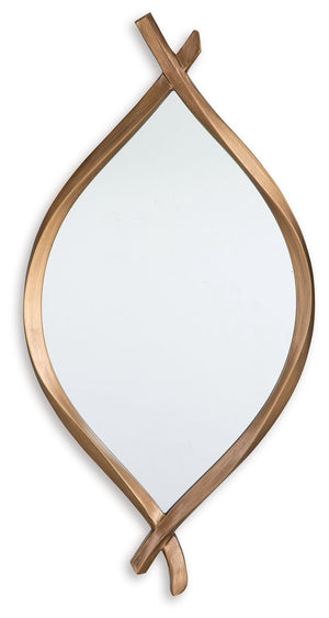 Bartner - Antique Gold Finish - Accent Mirror