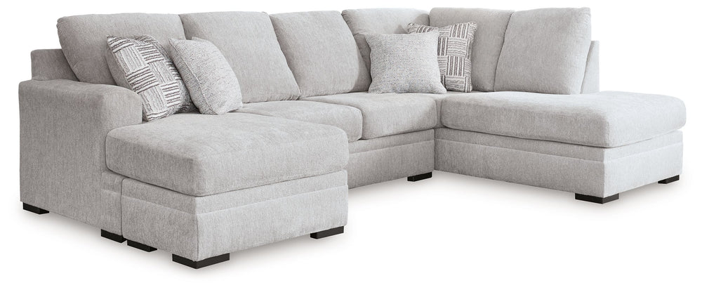Gabyleigh - Sectional Gray 2 Pc. Left Arm Facing Chaise Sectional