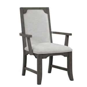 Lisbon - Dining Arm Chair (Set of 2) - Gray