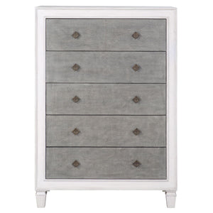 Katia - Chest - Rustic Gray & Weathered White