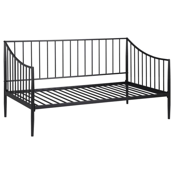 Newbury - Metal Twin Daybed Bed Frame - Matte Black