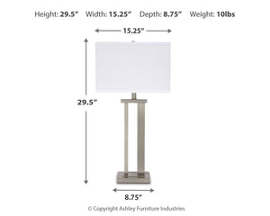 Aniela - Metal Table Lamp Set