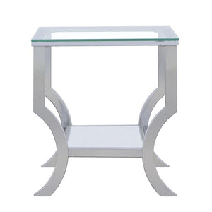 Saide - Rectangular Glass Top Table