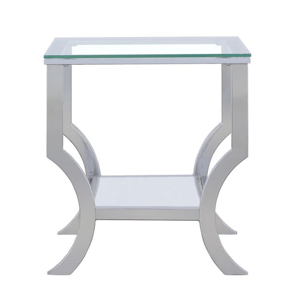 Saide - Rectangular Glass Top Table
