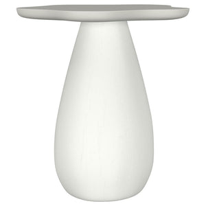 Perth - Side Table With Cloud-Shaped Top White 19.5"W x 17"D x 22"H