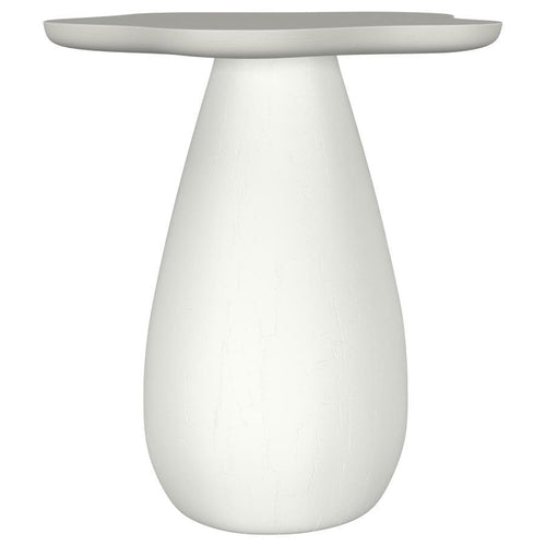Perth - Side Table With Cloud-Shaped Top White 19.5"W x 17"D x 22"H