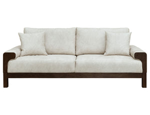 Raramuri - Sofa - White / Dark Brown