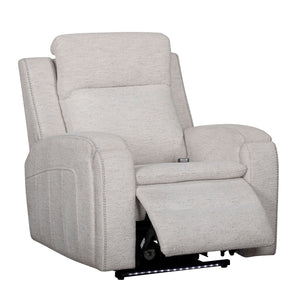 Armstrong - Power Recliner With Heat, Massage And Auto-Glide Gray 1 Piece
