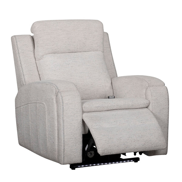 Armstrong - Power Recliner With Heat, Massage And Auto-Glide Gray 1 Piece