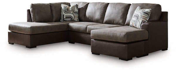 Castille Way - Sectional Dark Brown