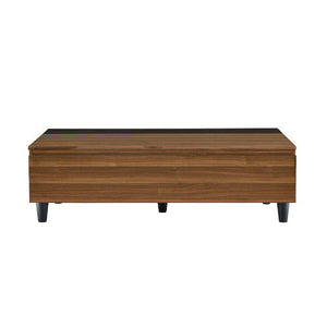 Avala - Coffee Table With Lift Top - Walnut & Black