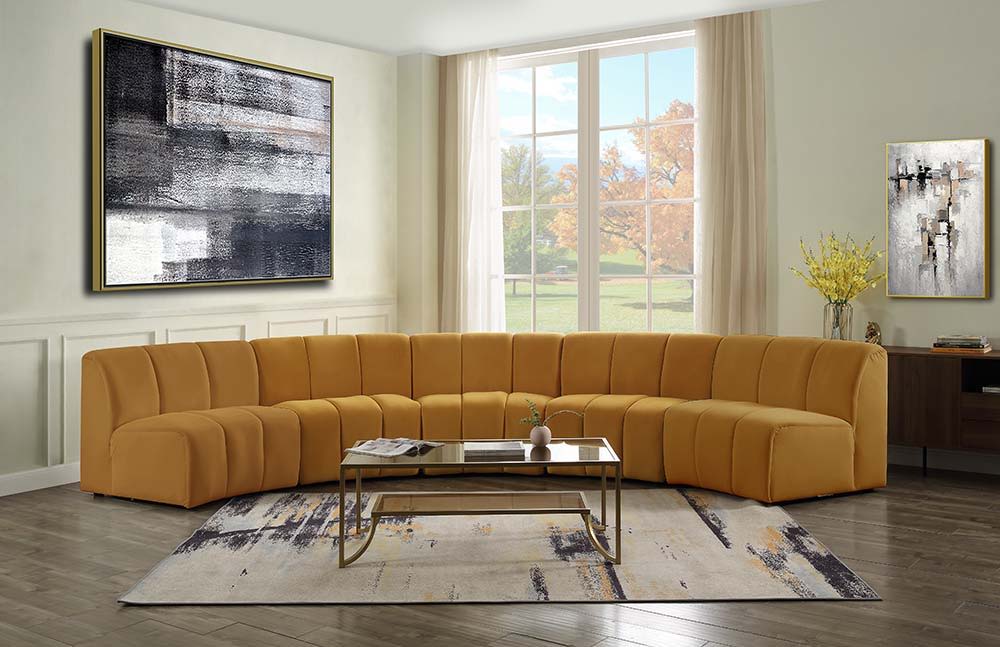 Felicia - Sectional Sofa Yellow