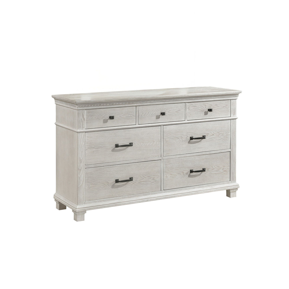 Silver Sands - Dresser Gray Dresser & Mirror