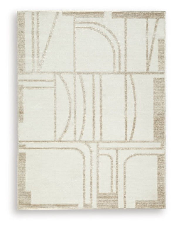 Farongrove - Rug Beige 5' x 7'