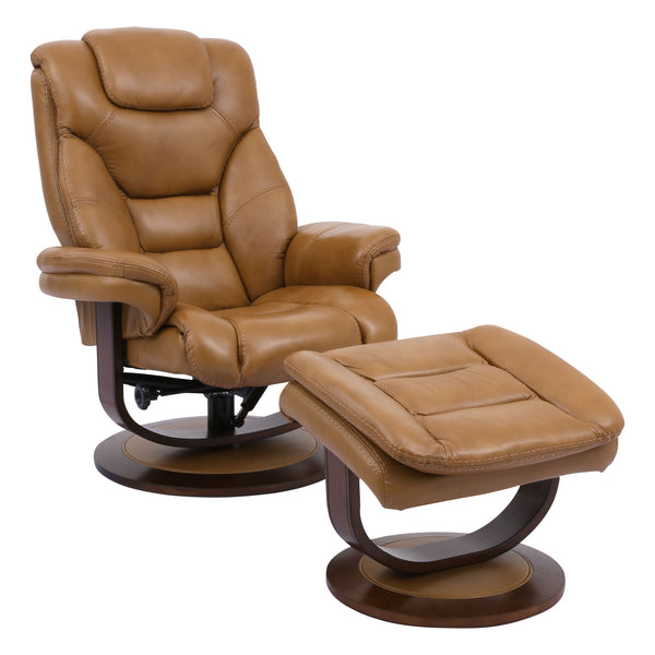 Monarch - Manual Reclining Swivel Chair and Ottoman