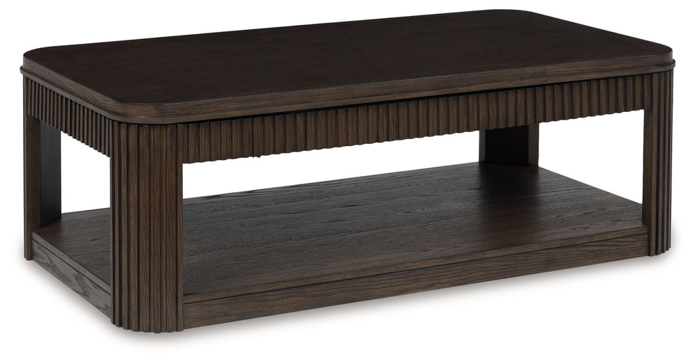 Carlibrie - Rectangular Table Dark Brown End Tables