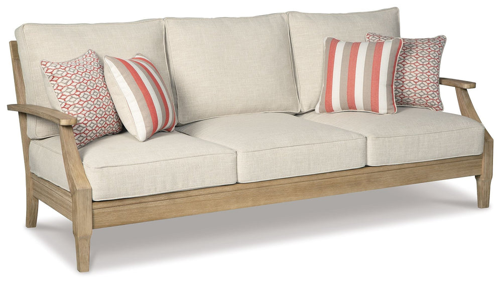 Clare - Beige - Sofa with Cushion