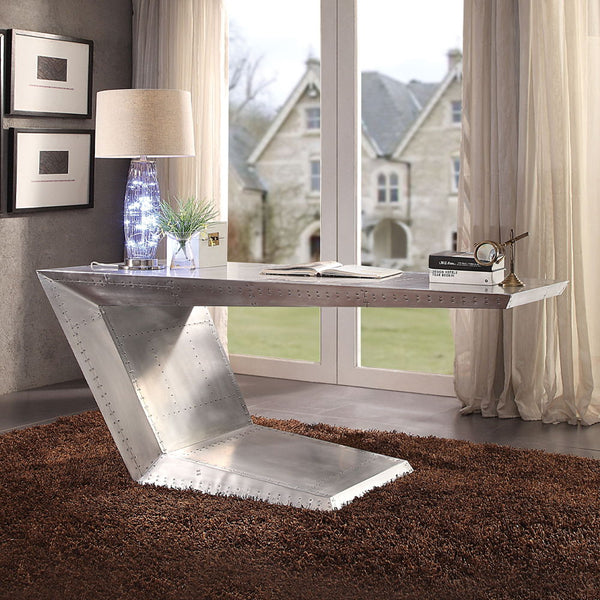 Brancaster - Executive Writing Desk - Aluminum