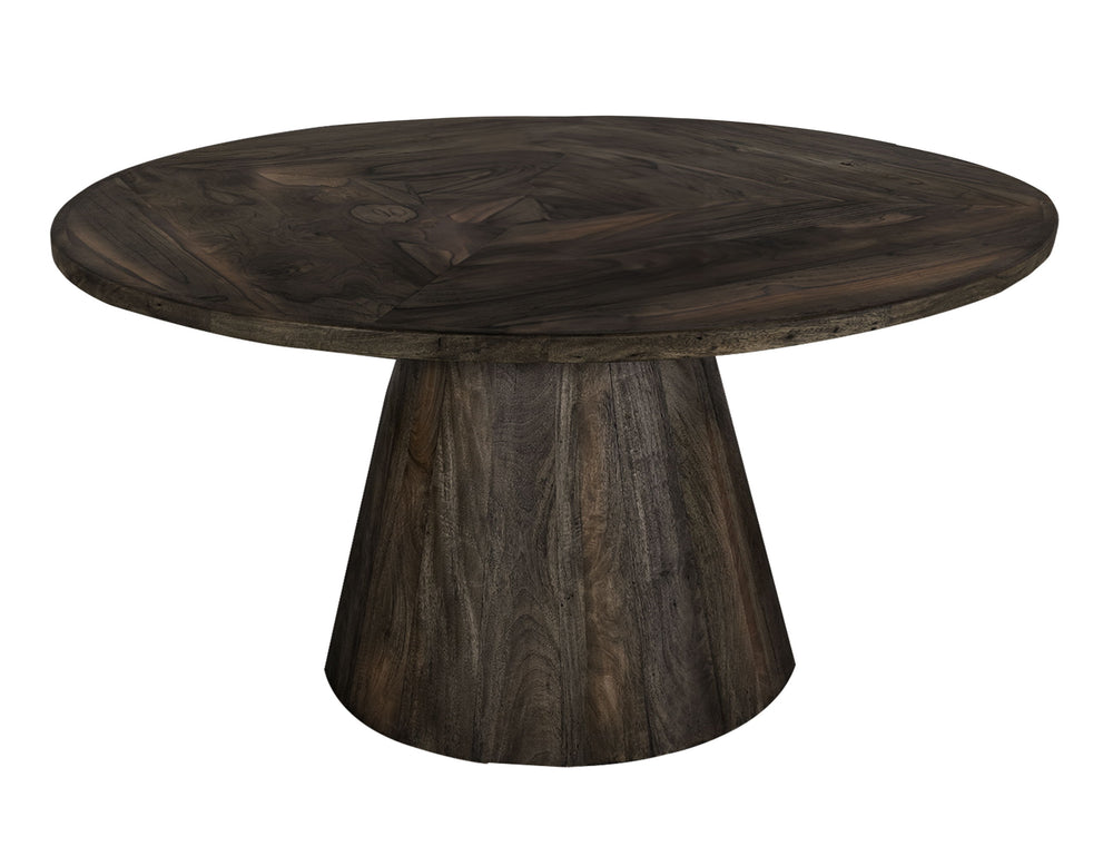 Black Balam - Round Dining Table - Oil Black