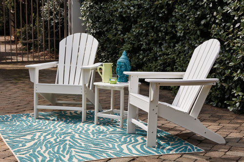 Sundown Treasure - Outdoor Conversation Set White 3 Pc. - Conversation Set