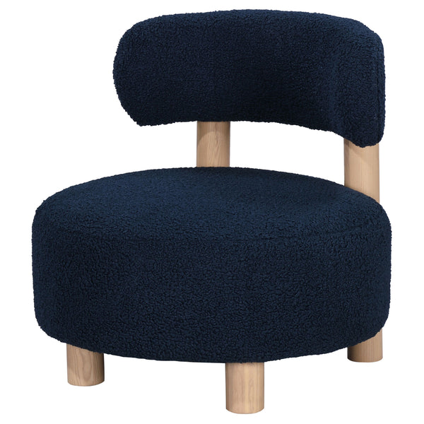 Zonie - Boucle Upholstered Barrel Back Accent Chair