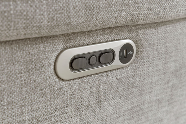 Richland - Power Reclining Sofa - Bristol Gray