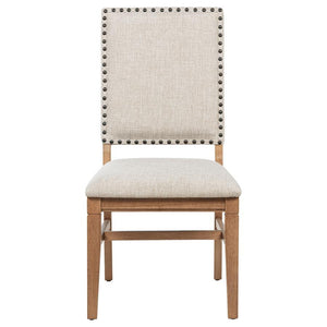 Middleton - Upholstered Dining Side Chair Beige (Set of 2) - Natural