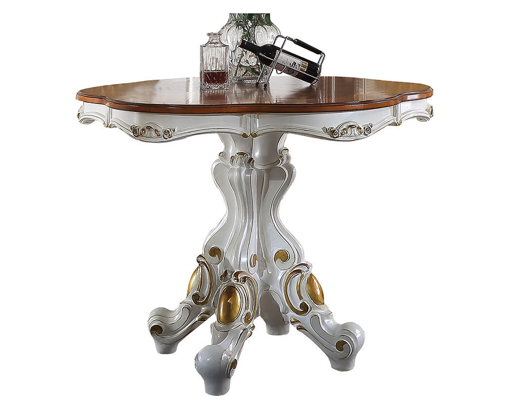 Picardy - Counter Height Table Antique Pearl