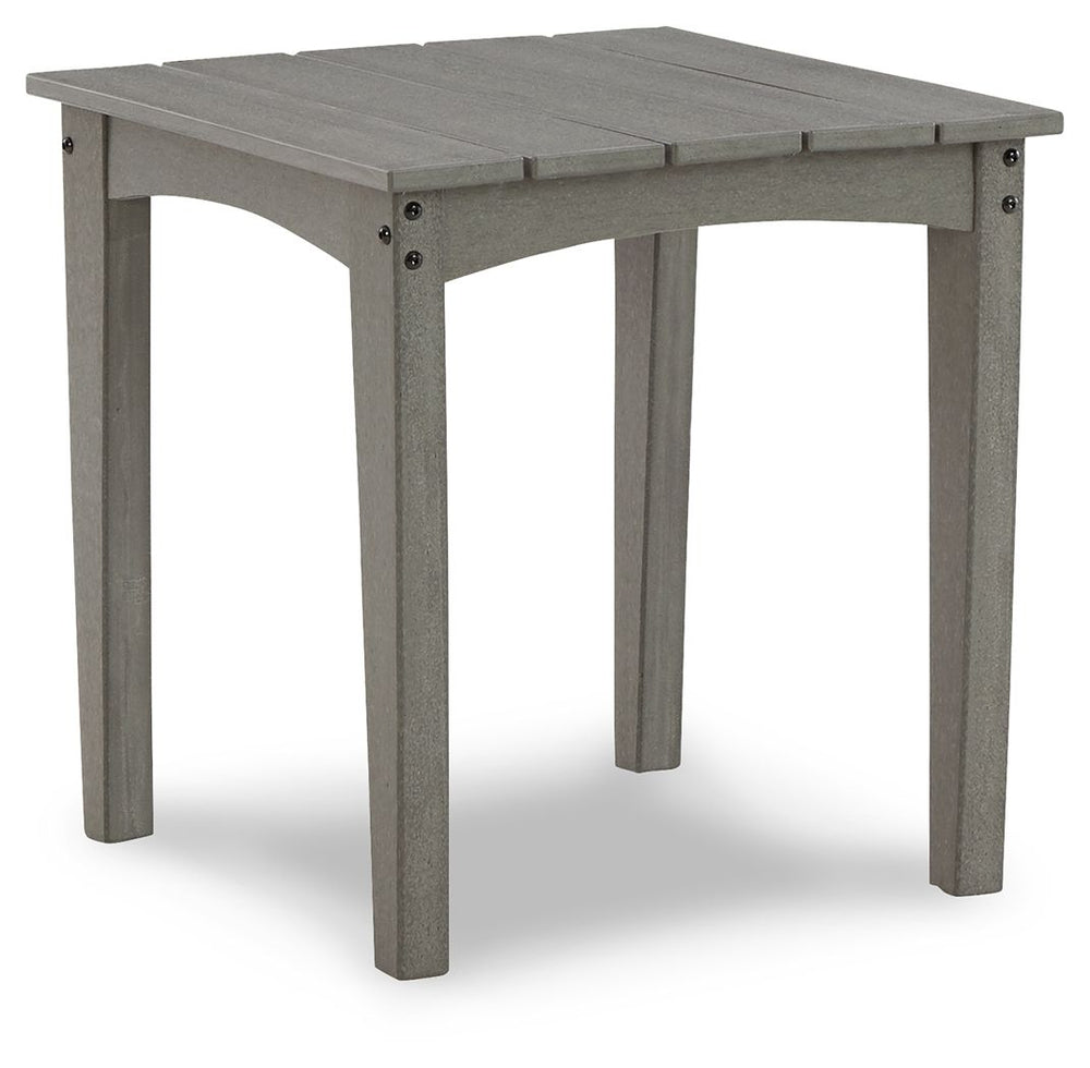 Visola - Square End Table - Gray