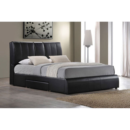 Kofi - Bed w/Storage Black