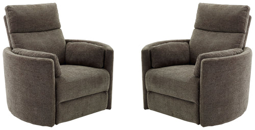 Radius - Power Swivel Glider Recliner (Set of 2)