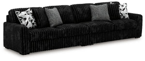 Midnight-Madness - Sectional Black 2 Pc. Sectional