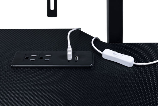 Canzi - Gaming Desk With USB - Black