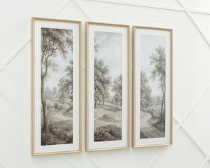 Dixonburg - Wall Art Set (Set of 3) - Taupe / Gray