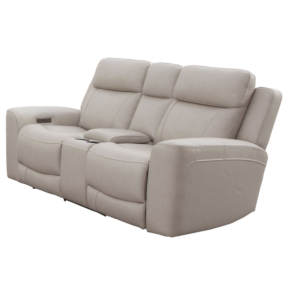 Calgary - Power Reclining Console Loveseat Autumn Umber