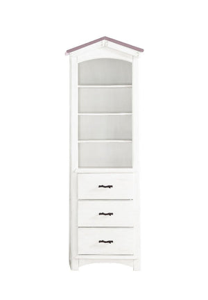 Tree House - Bookcase Cabinet - Pink & White