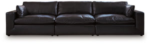 Emilia - Sectional Black 3 Pc. Sectional Sofa